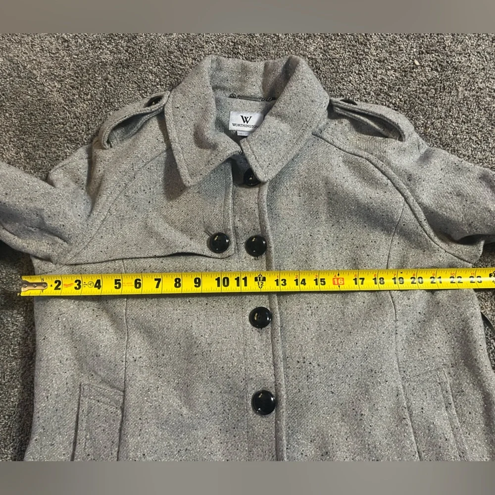 Worthington Cream Pea Coat - Picture 11 of 11